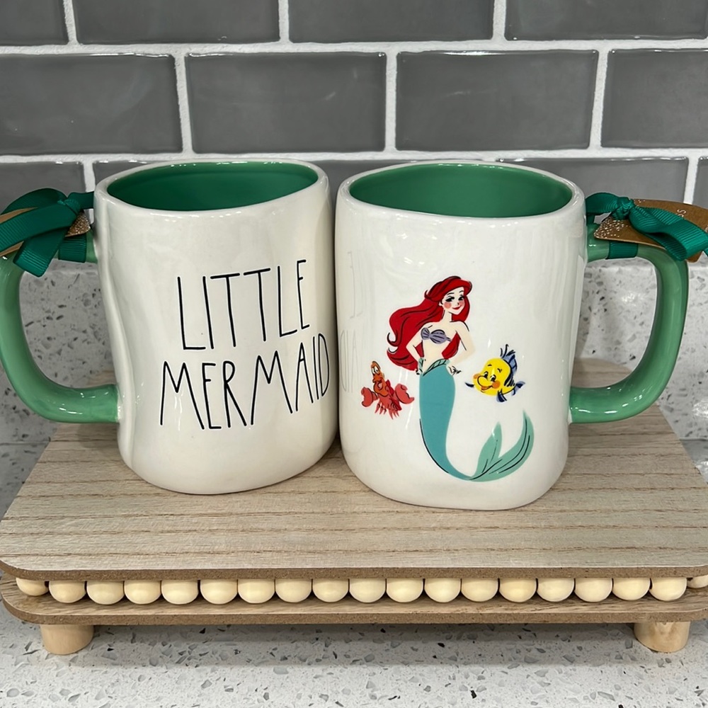 New Rae Dunn Disney LITTLE MERMAID Coffee Mug 202
